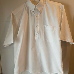 Men’s Burberry London 100% cotton short sleeve shirt SZ M Never worn See pics